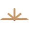 Ekena Millwork Kennewick Timber Gable Bracket, Western Red Cedar, 84"W x 35"H x 3 1/2"D x 5 1/2"F, 10/12 Pitch GBW084X35X0406KEN00SWR - alternate 1
